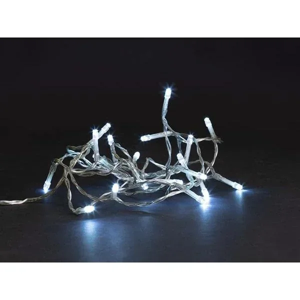 Vellight Weihnachtsbeleuchtung - 2m - 20 LEDs - Weiß - nur für Innenräume