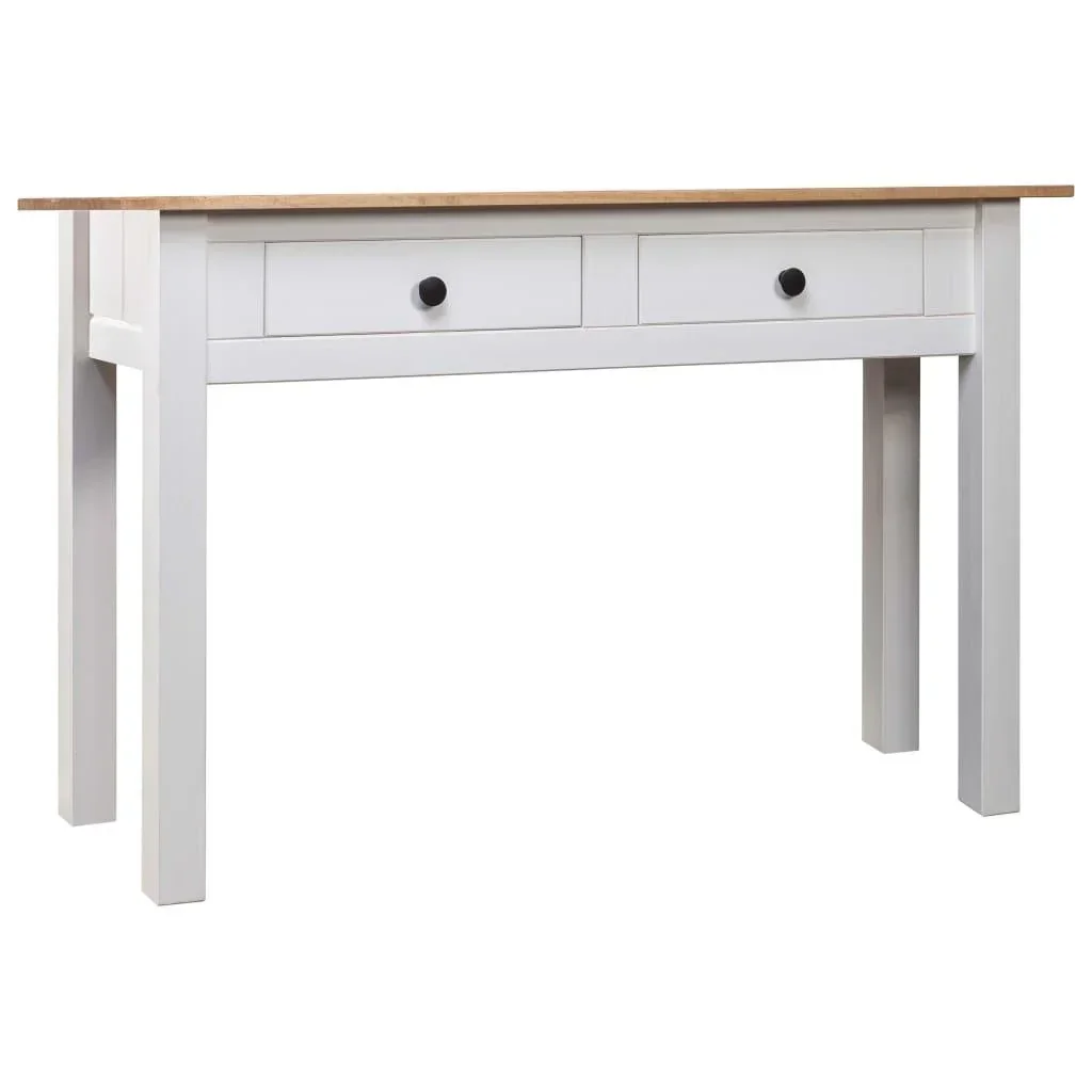 Wandtisch Panama Range 110x40x72 cm Kiefer massiv weiß