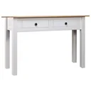 Wandtisch Panama Range 110x40x72 cm Kiefer massiv weiß