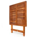Akazienholz Beistelltisch 70x70x73cm klappbar