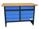 Werkbank GW 8S mit 8 Schubladen