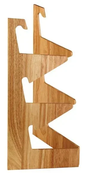 Buffetgestell 3-stufig, geeignet für runde und rechteckige Körbe, platzsparend zusammenklappbar