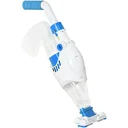 Elektrischer Poolreiniger, kabellos & wasserdicht, Blau+Weiß, 65 x 20 x 17 cm