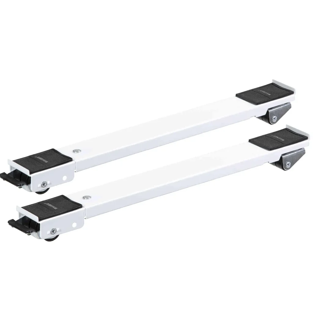 Transportschiene MM 1198 2 teilig, 45-70 cm, ausziehbar, 3 Lenk- & 3 Bockrollen Ø 30 mm, Feststeller, Tragkraft 125 kg