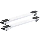 Transportschiene MM 1198 2 teilig, 45-70 cm, ausziehbar, 3 Lenk- & 3 Bockrollen Ø 30 mm, Feststeller, Tragkraft 125 kg