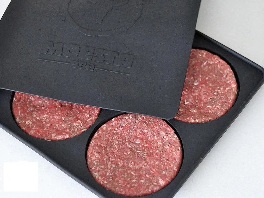BurgerPresse No.1 - Die 4-Fach Silikon Hamburgerpresse