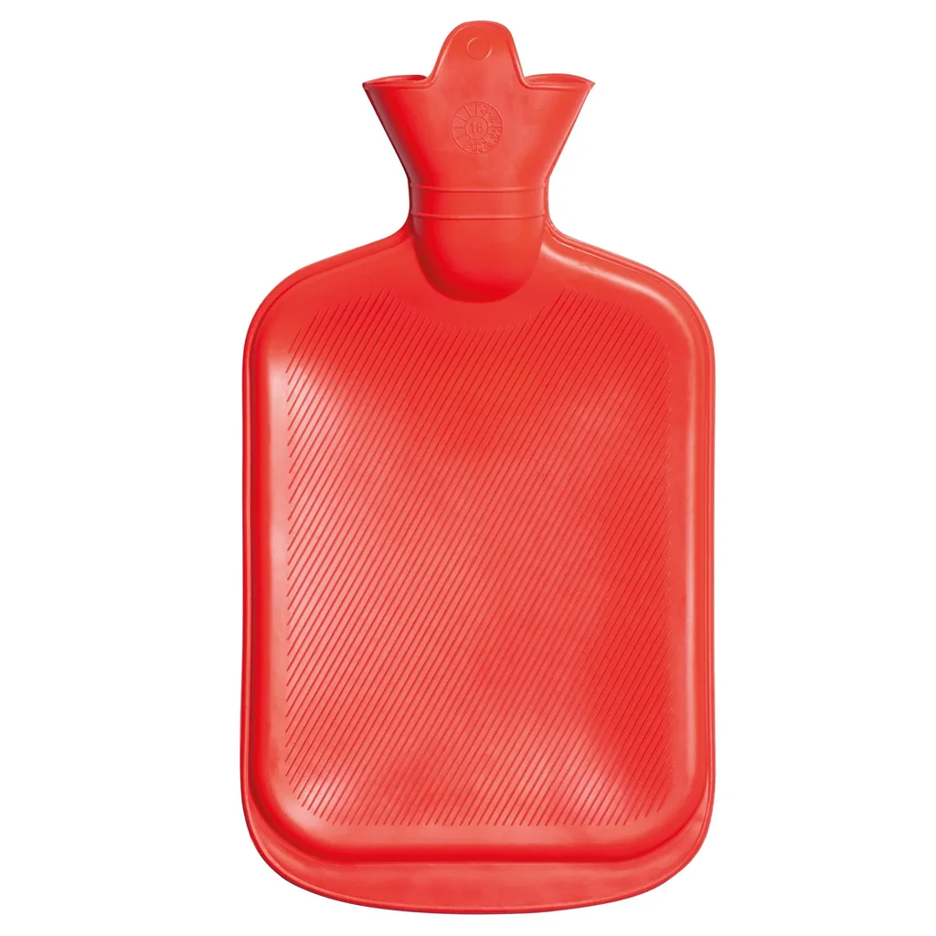 Wärmflasche, Schraubverschluss, 2 Liter, Rot
