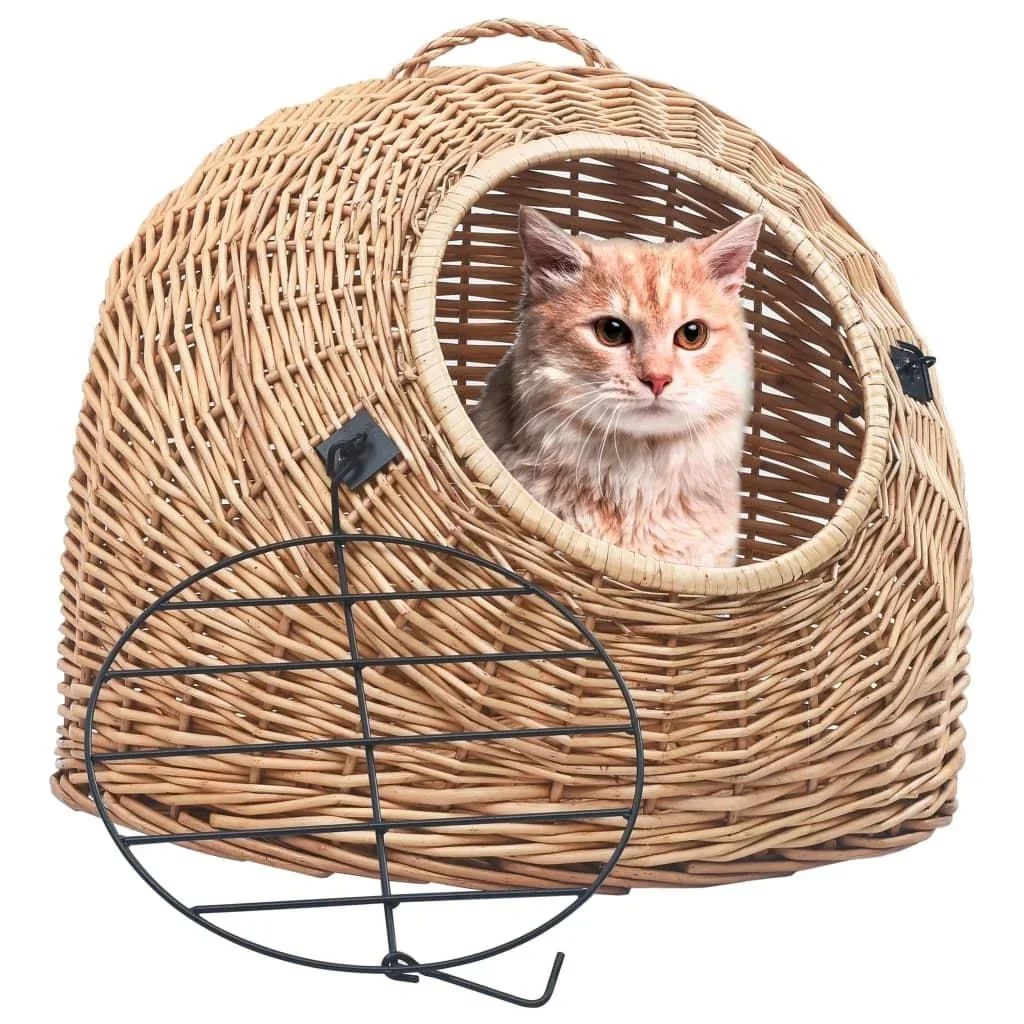 Katzentransportwagen 50x42x40 cm natur