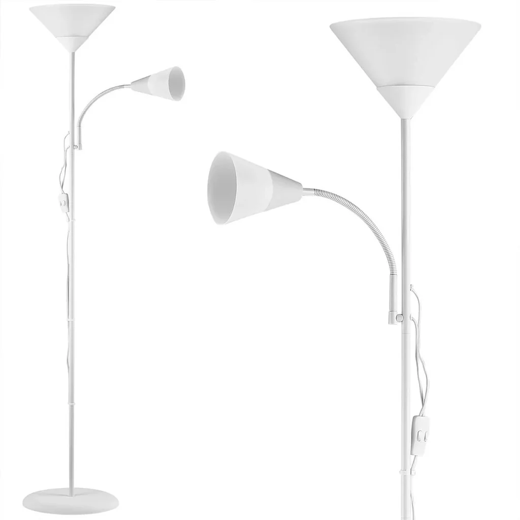 Stehleuchte Alissa weiß 28 x 175cm