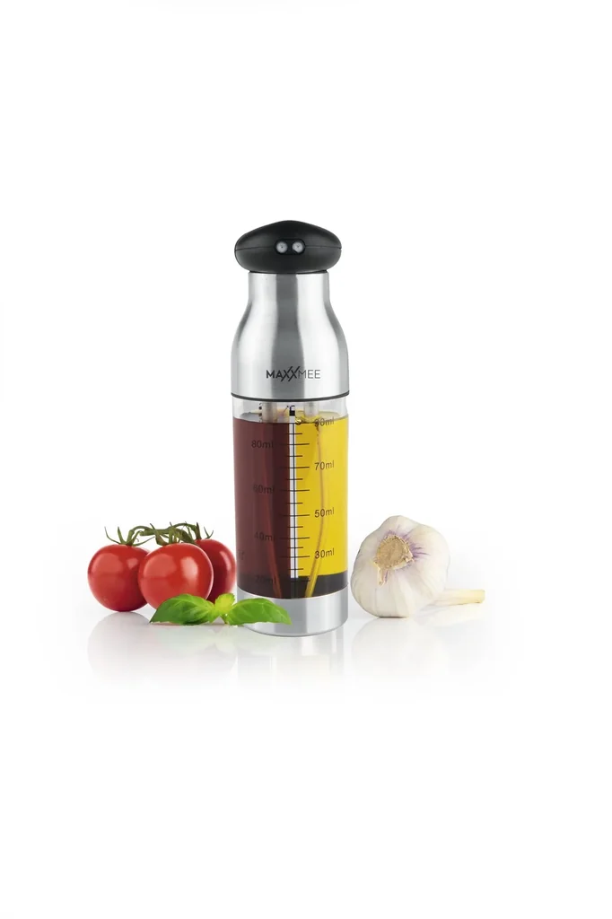 Sprühflasche Essig und Öl 2in1, Edelstahl, 200 ml