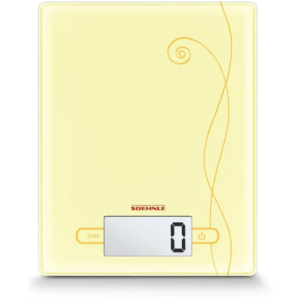 Stadt Pastellgelbe Küchenwaage