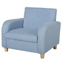 Kindersessel Kindersofa mit dickem Schaumstoff und dicken Sitzkissen Kindercouch Stuhl Liegesofa mit Anti-Rutsch-Füßen