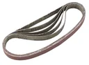 Schleifbänder 15 x 454 mm, K 80, 5 Stück