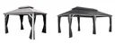 Aluminium Pavillon Messina - mit HardTop