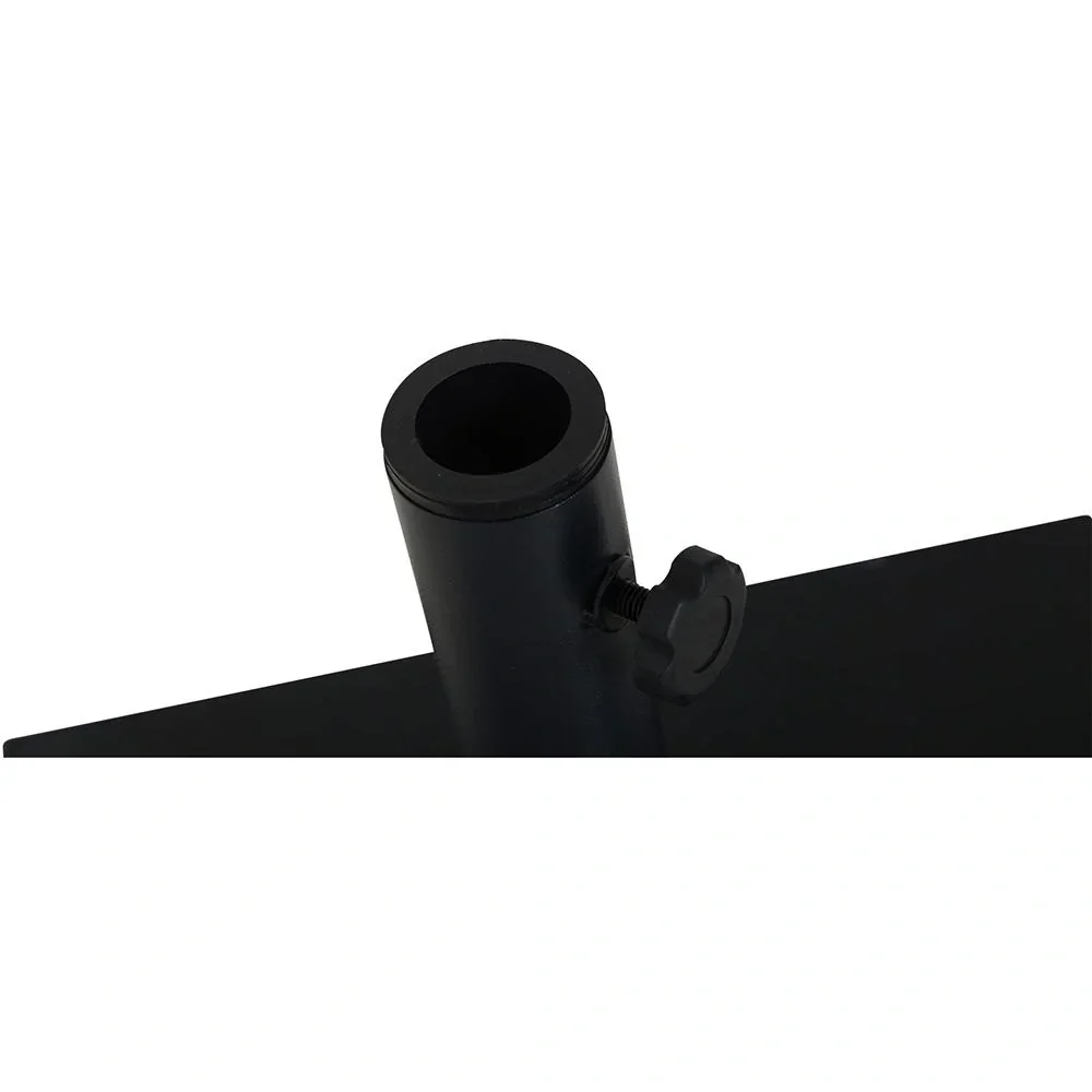 Sonnenschirmständer Schirmständer Schirmhalter Schirmfuß 11kg Ø35/Ø38/Ø48 mm Schwarz 40 x 40 x 43 cm