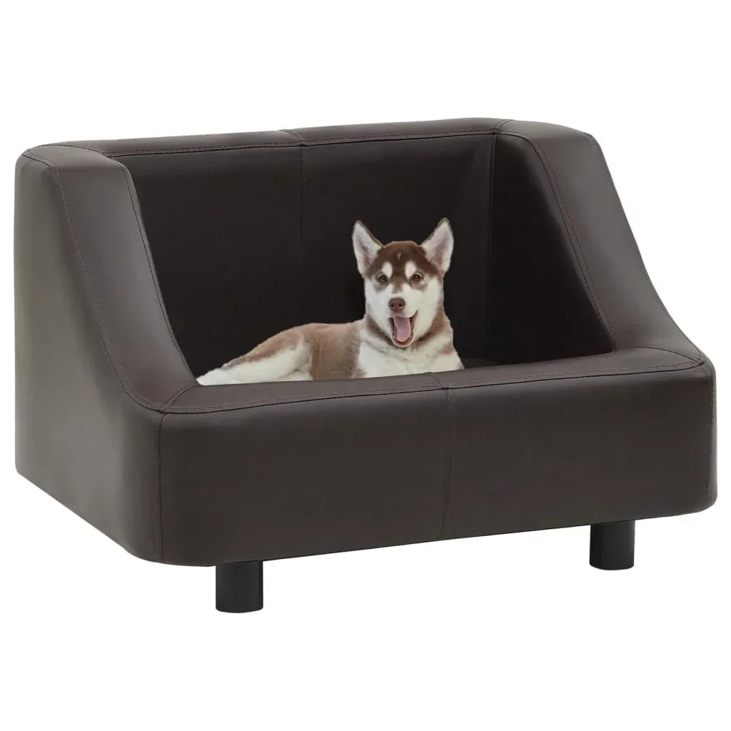 Hundebank 67x52x40 cm Leder b