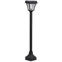 VT-984 Valencia Solar-Gartenpfosten Solar-LED-Lampe - 3 Lichtfarben