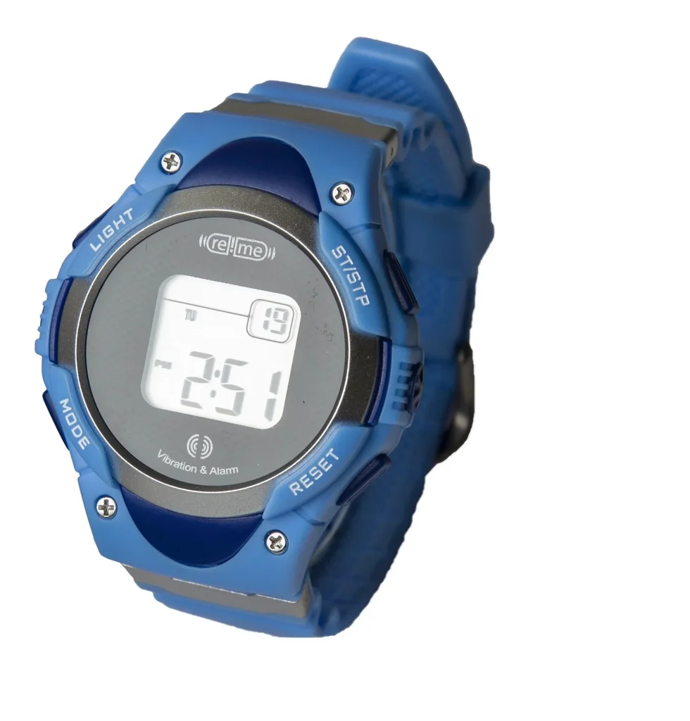 Armbanduhr, mit 8-fach Alarm, Stoppuhr und Count-Down-Funktion (Kurzzeitwecker)