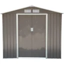 Geräteschuppen Gartenhaus 213 x 127x 185 cm, grau