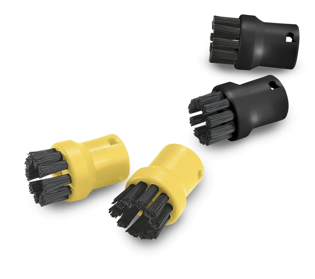 Rundbürstenset für Dampfreiniger, 4 Stück