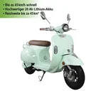 Retro E-Roller "Sizilia" 45 km/h mint