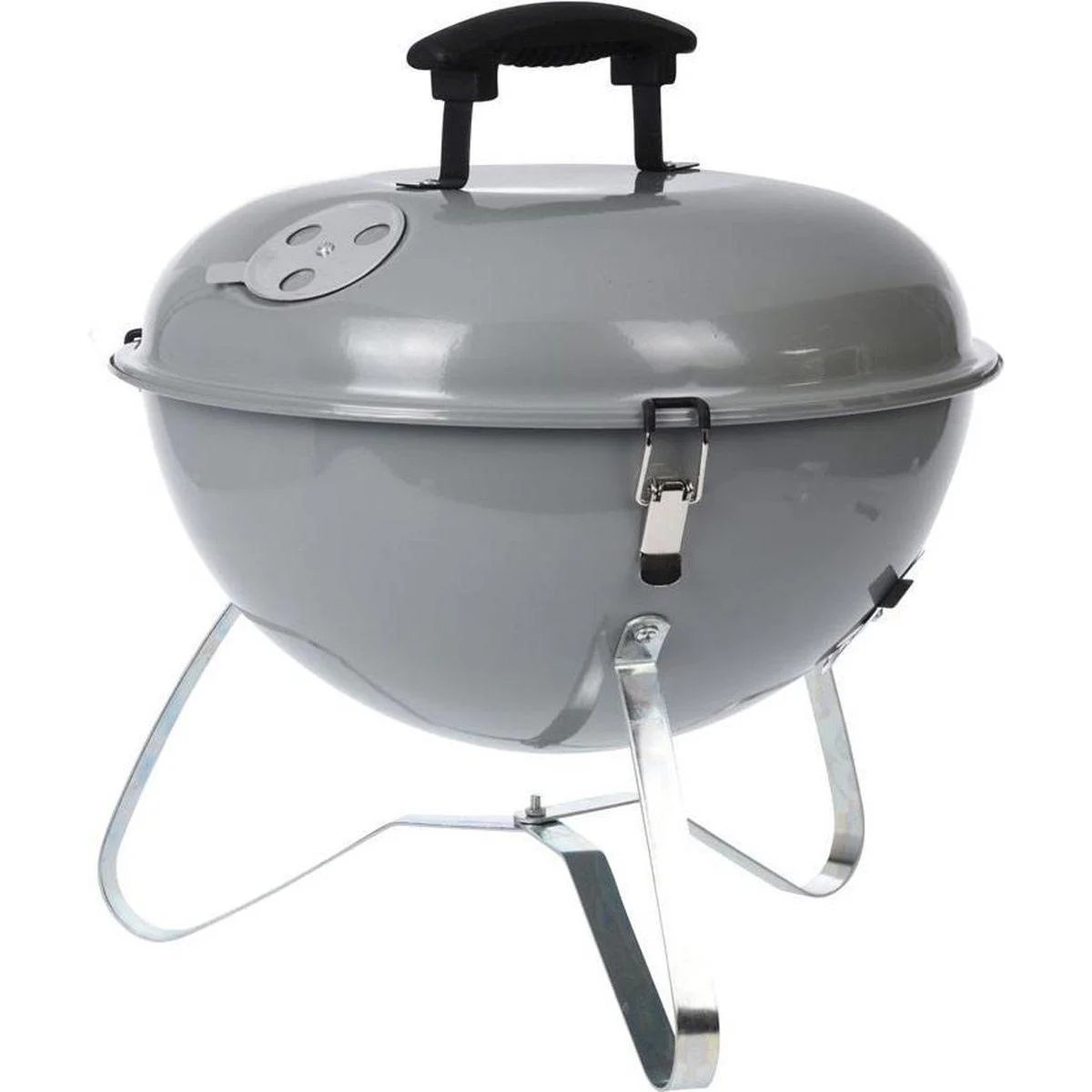 BBQ Classics Tragbarer Holzkohlegrill mit Deckel
