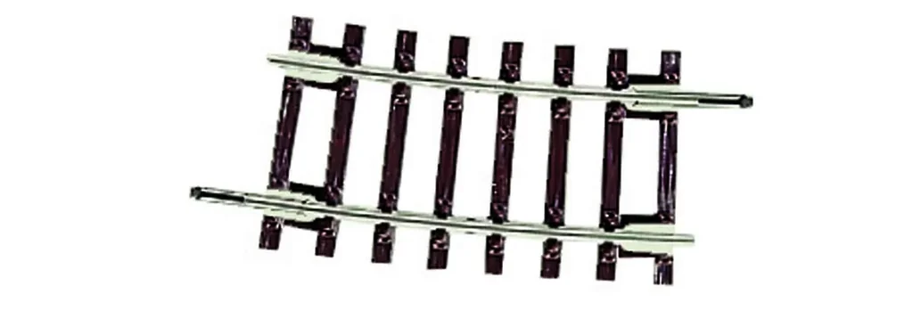12 Stück Gebogenes Gleis R3¼, Radius 419,6 mm, Bogenwinkel 7,5°