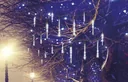 LED Leuchtkette Meteorit 8er Set, weiß