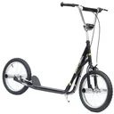 Kinder City Tretroller 16 Zoll schwarz