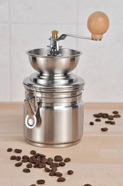 Kaffeemühle mit Keramikmahlwerk, Edelstahl