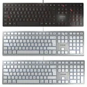 Kabelgebundene Tastatur KC 6000 SLIM FOR MAC silber