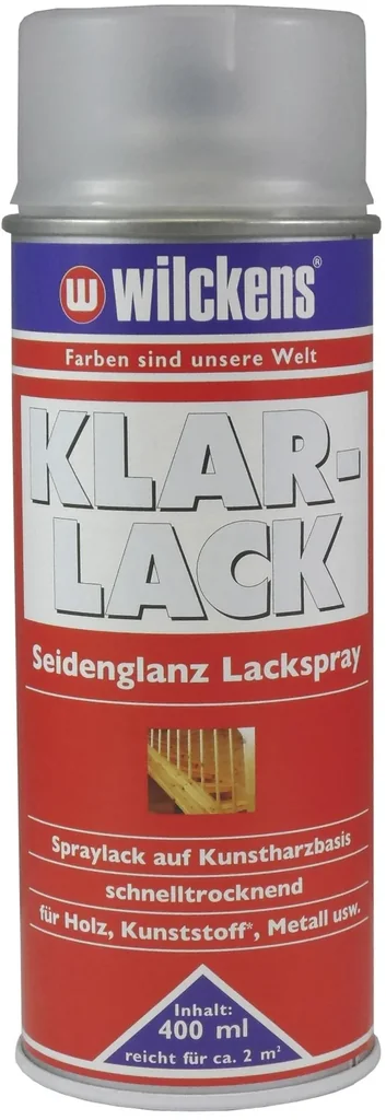 Klarlack Seidenglanz Lackspray Farblos 400 ml