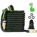 Gartenschlauch flexibel 22,5 m mit 10 Funktionen Sprühdüse Wasserschlauch mit 1/2 Zoll & 3/4 Zoll Anschluss Schlauch deh