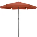 Aluminium XXL Sonnenschirm - terracotta - Ø330cm - UV-Schutz 50+