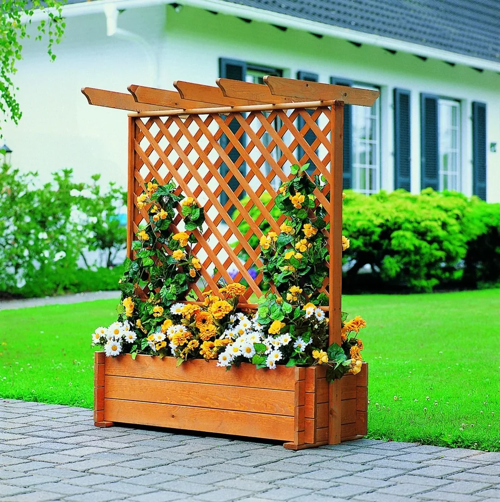 Rankkasten mit Pergola klein