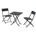 Balkonset Polyrattan Gartenmöbel 3tlg. Balkonmöbel