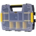 Werkzeugkoffer stapelbar - 10 Ablagefächer - 29,5x6,5x21,5 cm