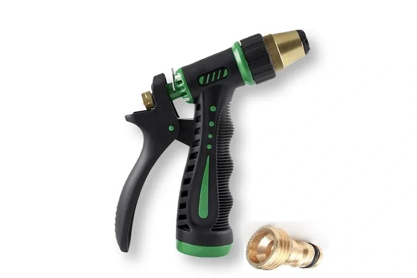 Garten-Spritzpistole Aluminium mit Gewindeanschluss für Stecksysteme