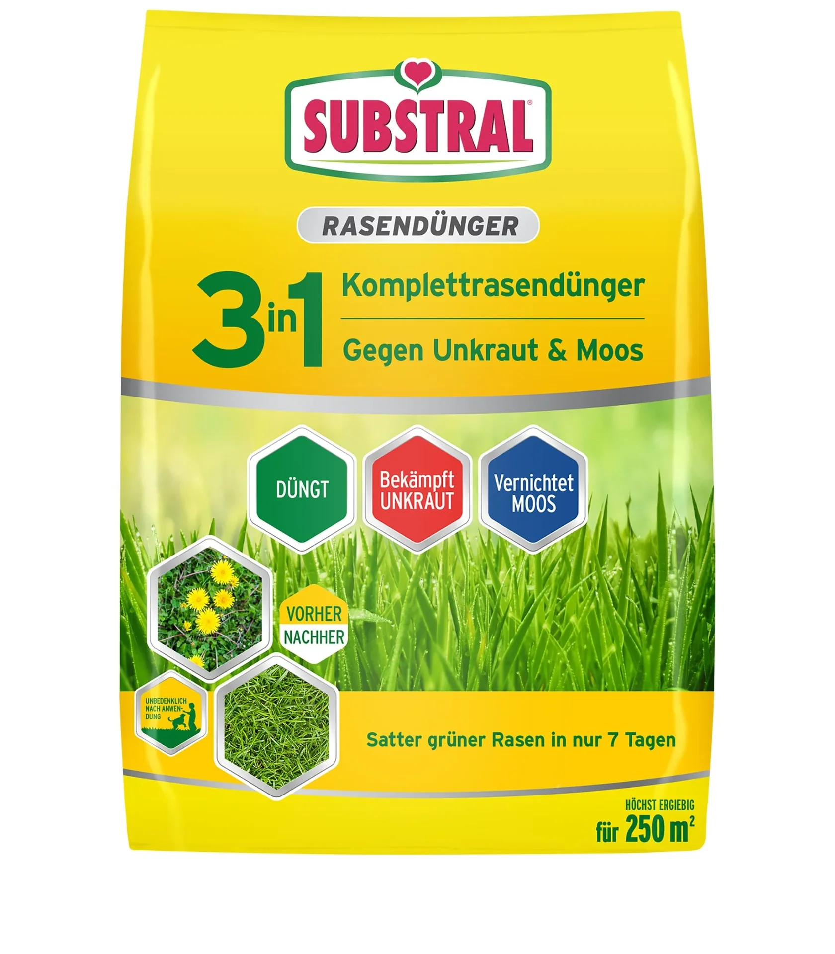 3in1 Komplettrasendünger 9 kg