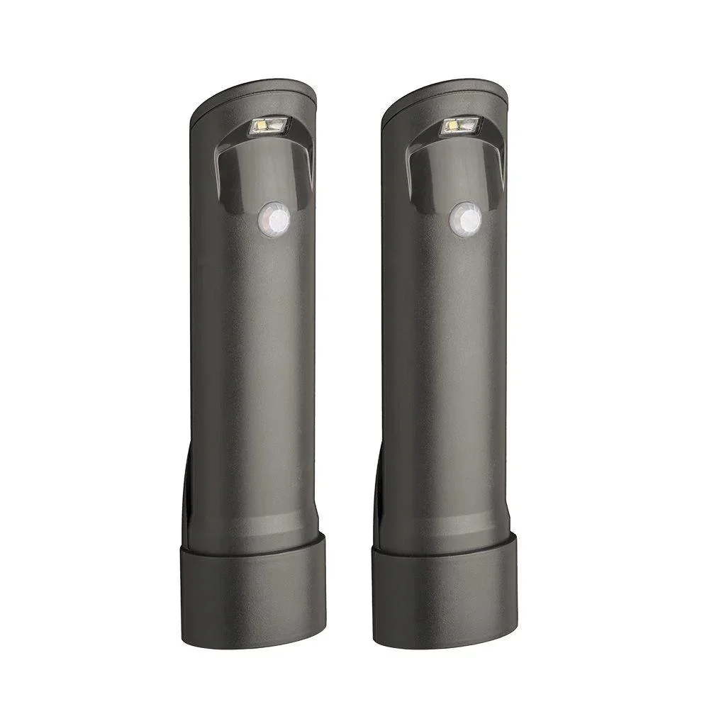 LED Wegbeleuchtung braun mit Bewegungsmelder 2er Pack MB562 30 Lumen IP66
