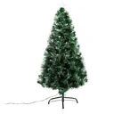 Weihnachtsbaum 120cm mit Ständer Glasfaser 7 Farben grün
