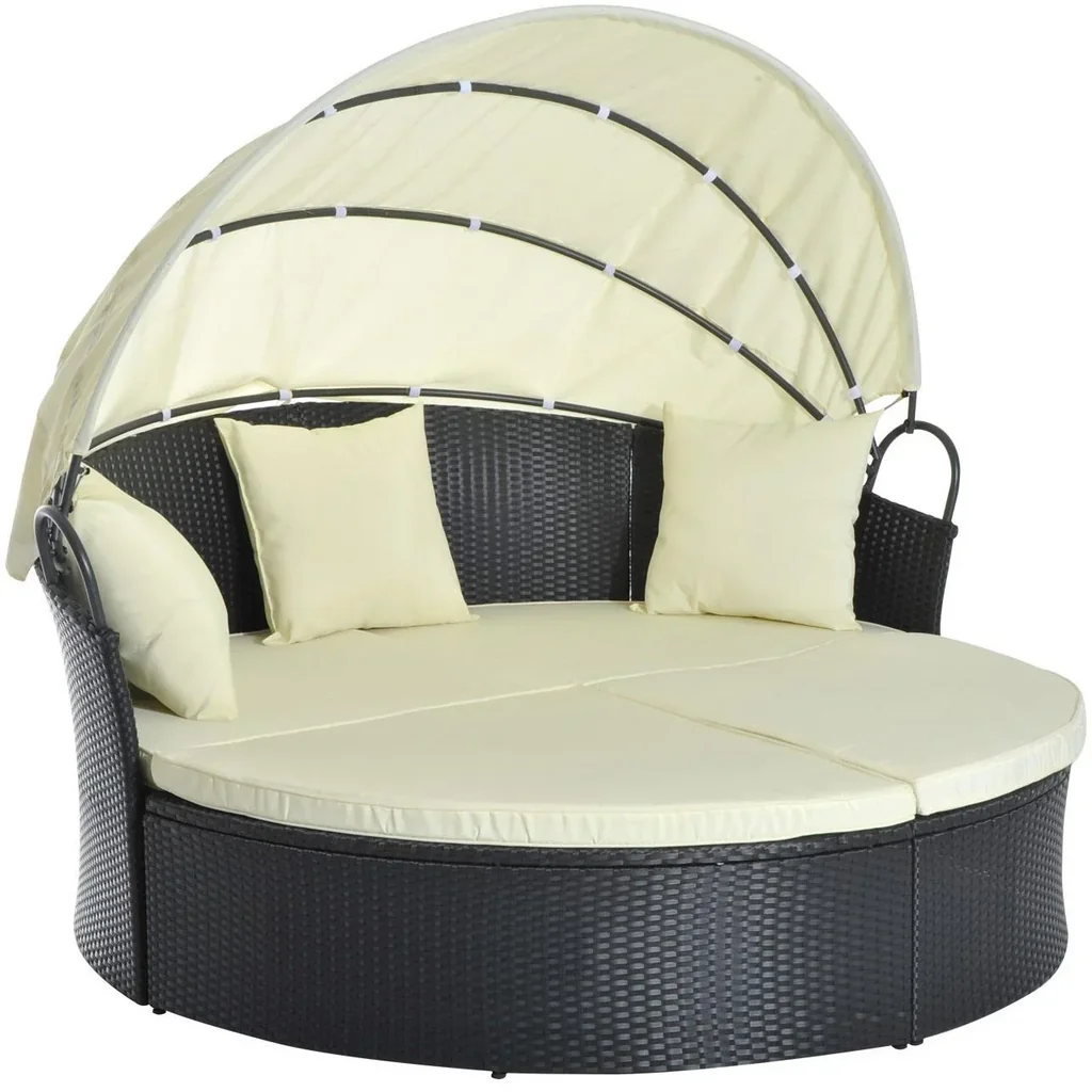 Sonneninsel Lounge Sonnenliege Polyrattan