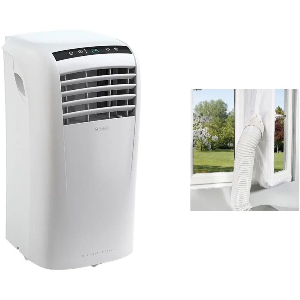 Mobiles Klimagerät mit Schlauch und Fensterdichtungsset - splendid Dolceclima Compact 8 P - 8.000 BTU/h