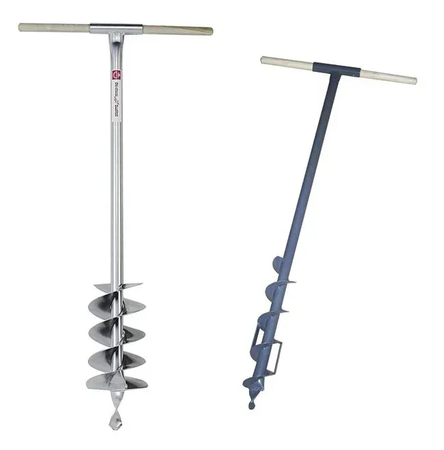 Erdlochbohrer, 70 mm Ø mit Holzgriff