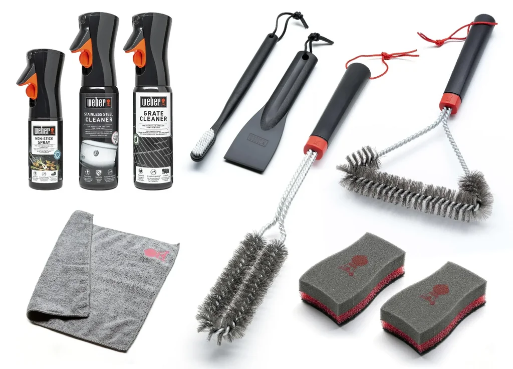 Reinigungsset für Edelstahl-Gasgrills