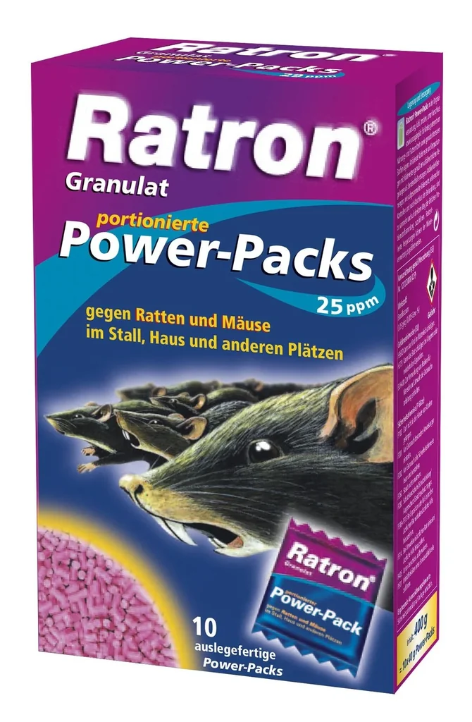 Ratten und Mäuse Portionsköder 400 g