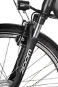 Unisex City E-Bike 28 Zoll, Rahmenhöhe 45 cm, 7-Gang Nabenschaltung, schwarz, München