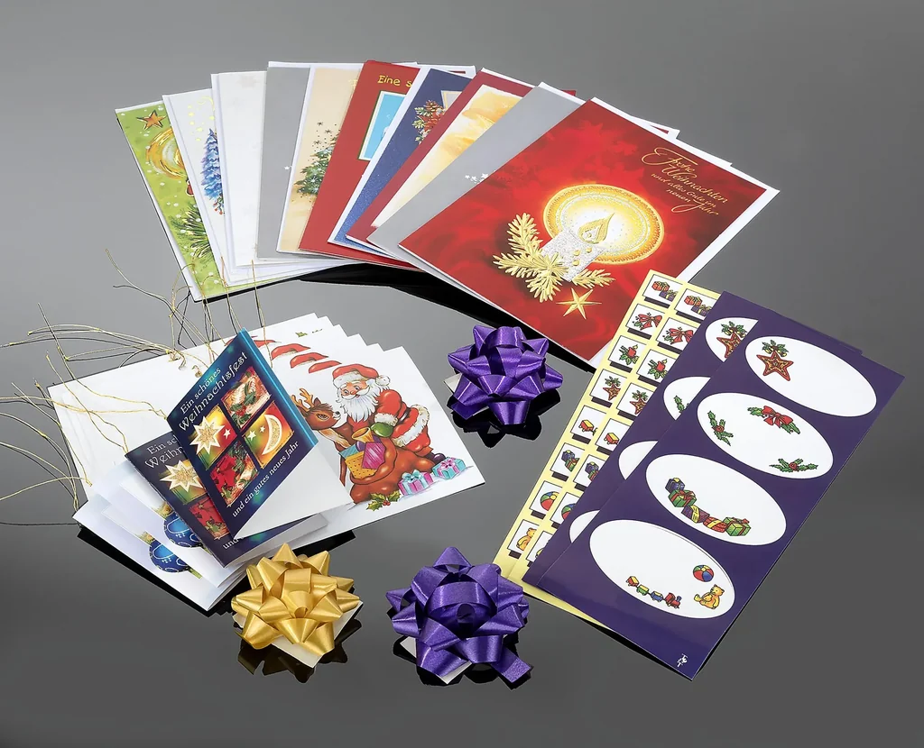 Weihnachts-Verpackungszubehör, 30-teilig