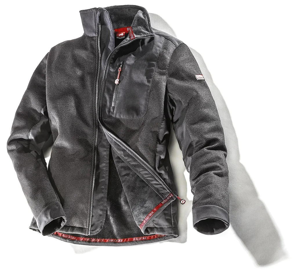 Faserpelzjacke BULLSTAR schwarz, Gr. XL