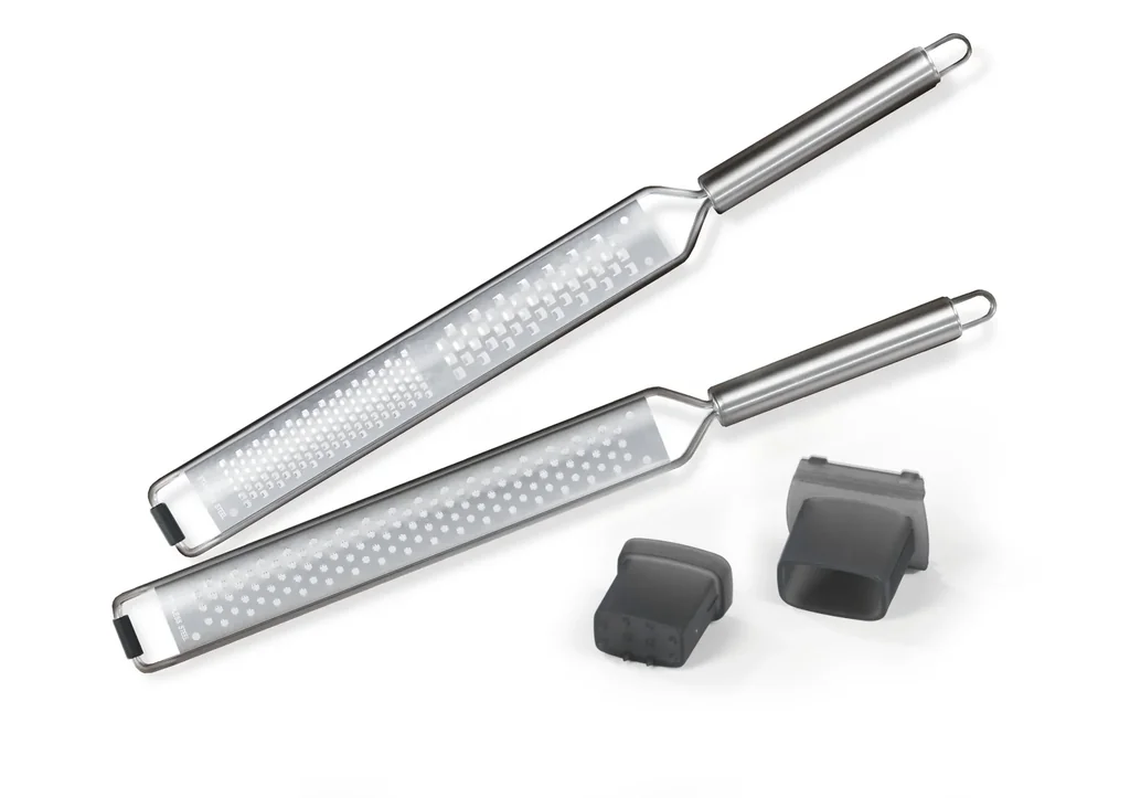 Zester-Reibe, 2-er Set, edelstahl